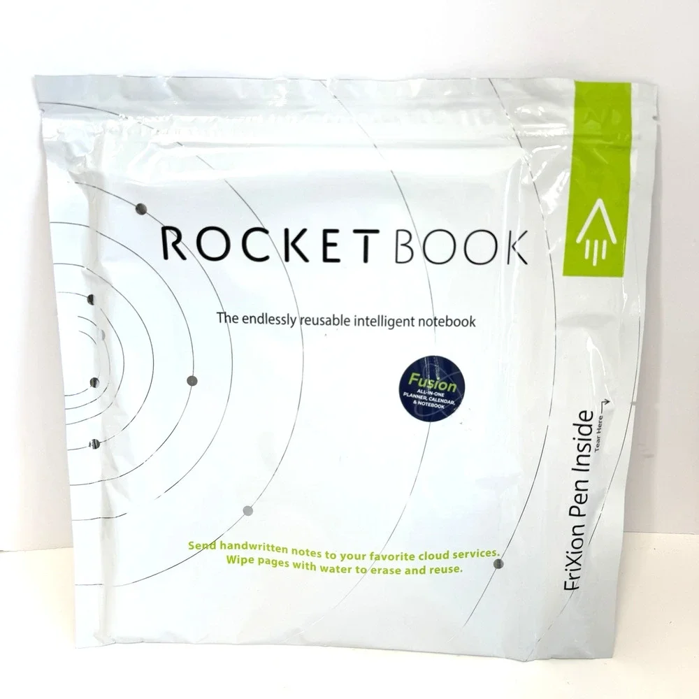 Rocketbook Fusion & Lined Letter & Lined Executive Organize Pen Reuseable Gray